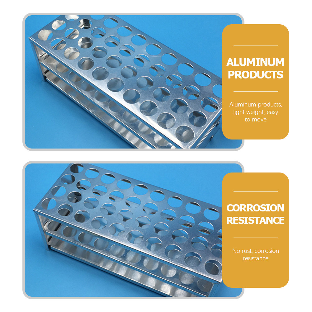 Aluminum Test Tube Rack 40-Hol - Lab Equipment 评论和价格