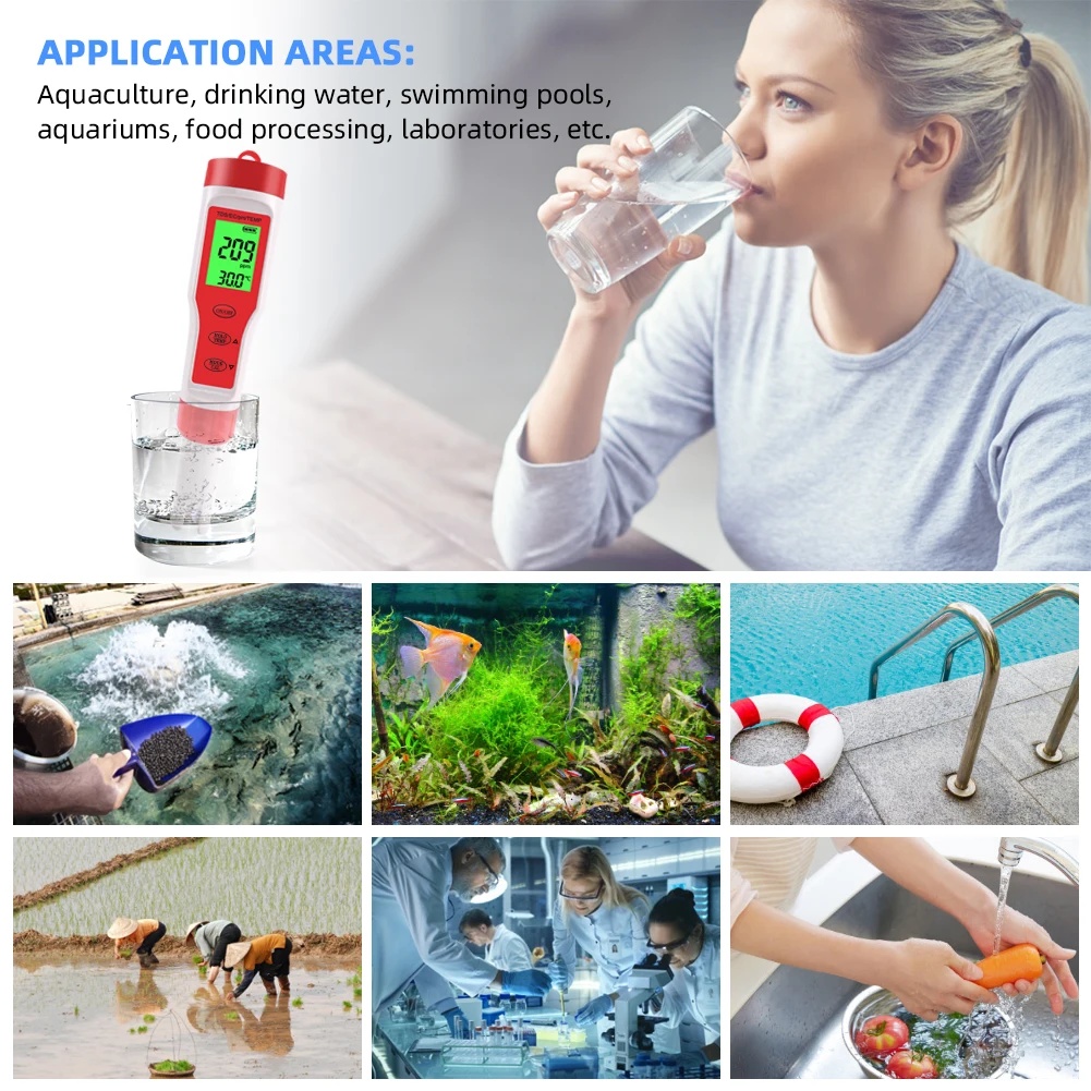 4 IN 1 TDS PH Meter PH/TDS/EC/ - Ph Meter Digital Water Tester 评论和价格